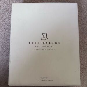 Pottery Barn Black 9.5X11 Shadow Box - Brand New